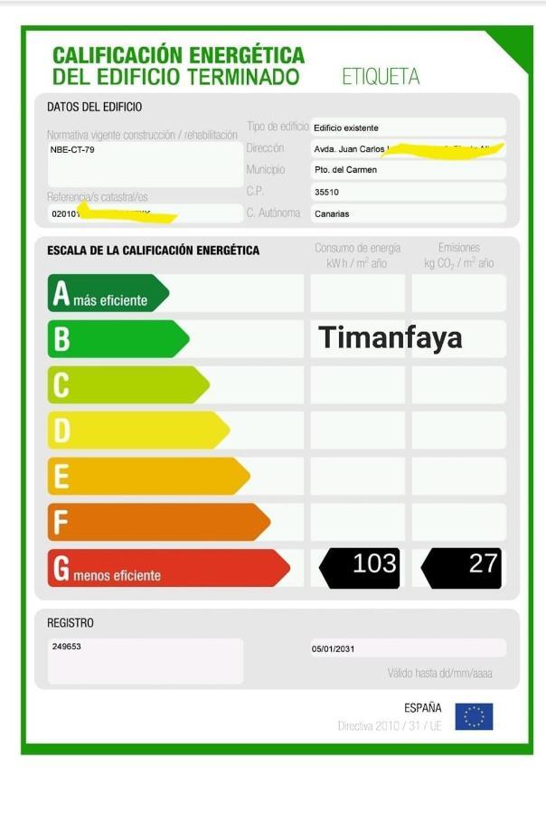 Vivienda Vacacional Timanfaya 푸에르토 델 카르멘 외부 사진